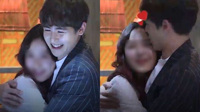 2PM NICHKHUN Hugs & Kisses a Girl on a Television Show?