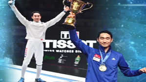 한국 펜싱 맏형 '35세 검객' 김정환, 세계선수권 첫 金