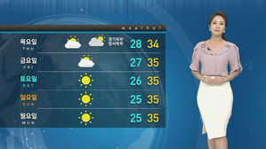 [날씨] 한낮 35도 안팎 '찜통더위'&hellip;일부 지역 비 소식