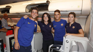 남자팀은 비즈니스 여자팀은 이코노미…바르사 미국 투어 논란