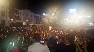 "조국에 민주화를"&hellip;재한 캄보디아인 광주서 촛불 집회