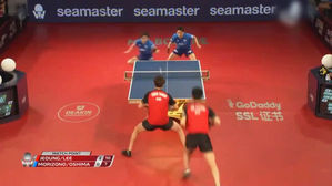 한 몸 같은 찰떡 호흡!…탁구 남자복식팀, 일본 완파