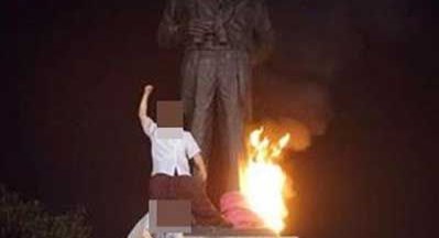 맥아더 동상 화형 시위 목사 입건&hellip;경찰 "방화죄 적용 어려울 듯"