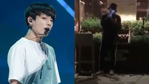 [SBS Star] VIDEO: BTS JUNGKOOK Surprises Crowd with Impromptu Street Performance