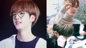 [SBS Star] BTS JIN's Hilarious Habit While Wearing Glasses?