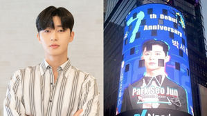 [SBS Star] Park Seo Jun's Debut Anniversary Ad Displayed in NYC Time Square!