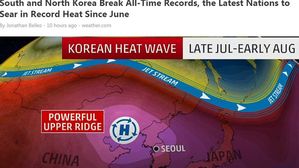 북한 평양도 1일 관측사상 최고 기온 기록&hellip;37.8℃