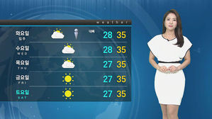 [날씨] 곳곳 돌풍 동반 비&hellip;'호우경보' 동해안만 폭염 꺾였다