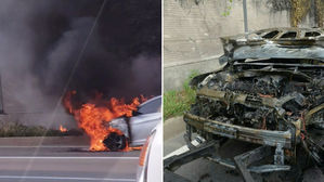 [제보영상] BMW 이어 이번엔 아반떼&hellip;고속도로 주행 중 화재