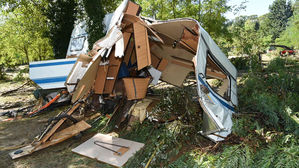 폭염 지나가자 집중호우&hellip;프랑스 남부 침수피해 속출