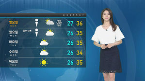 [날씨] 충청&middot;남부 내륙 '소나기'&hellip;태풍 '야기'는 북상 중