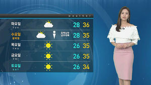 [날씨] 폭염 일수 26.1일, 역대 최장 기록&hellip;내륙에 소나기