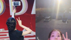 [SBS Star] IU's Way of Using a Selfie Stick Is Completely Overloaded with Cuteness