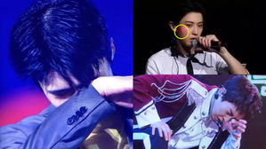 [SBS Star] Fans Express Fury as EXO Members Get Attacked by Laser Lights During Concert