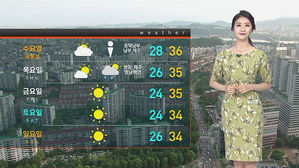 [날씨] 자외선&middot;오존 농도↑&hellip;곳곳에 최고 30mm 소나기