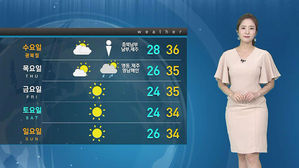 [날씨] 동해안도 다시 '폭염'&hellip;내륙 지역 곳곳에 소나기
