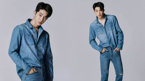 [SBS Star] Nam Joo Hyuk Pulls Off Denim on Denim Remarkably Well Like Nobody Else Can