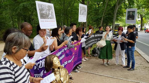 베를린서 위안부 기림일 집회…일본대사관에 서한 전달