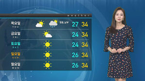 [날씨] 태풍 '리피' 영향, 남부 지방에 비&hellip;폭염은 계속