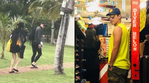 [SBS Star] RAIN ♥ Kim Tae-hee Spotted Enjoying Summer Vacation in Palau