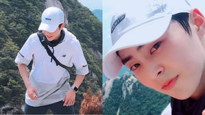 [SBS Star] EXO XIUMIN Spotted Climbing the Mountain During His Vacation