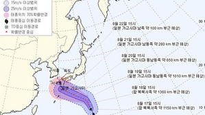태풍 '솔릭' 일본 남부 향해 북상…한국 영향 미칠지 주목