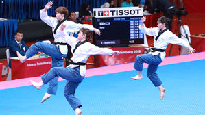 아시안게임 한국 태권도, 품새 여자 단체전 은메달