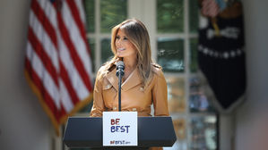 멜라니아, 소셜미디어 폐해 비판…'남편 트럼프 겨냥?'