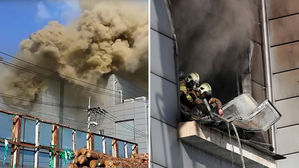 [제보영상] 불길 피해 탈출하려다…인천 남동공단 큰 불 13명 사상