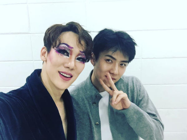 Yoo Yeon Seok and EXO SEHUN