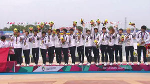 하나된 카누 용선&hellip;사상 최초 한반도기 게양 '쾌거'