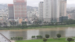 울산에 '시간당 40㎜' 폭우&hellip;태화강 둔치 침수 우려