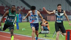 '고독한 간판' 김국영의 눈물&hellip;"실력에서 졌습니다"