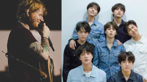 Ed Sheeran and BTS