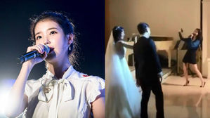 [SBS Star] VIDEO: IU and Her Back Up Dancers Dancing at Their Wedding Goes Viral