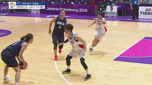 [영상][여자 농구][코리아 vs 타이완] 순조로운 출발!&hellip;여자농구 단일팀 준결승 1쿼터