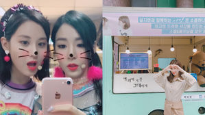 [SBS Star] Tiffany Young Shows Support to Seohyun with a Coffee Truck Delivery