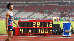 한국 남자 400ｍ 계주팀, 5위…39초10