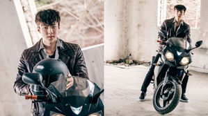 [SBS Star] EXO SEHUN Flaunts His Sexy Charisma on a Motorcycle
