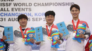 한국 남자 50ｍ 권총, 8년 만에 세계선수권 단체전 금메달