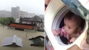 [뉴스pick] 물에 빠진 1살 아기 세탁기로 건져 올린 소방관의 기지