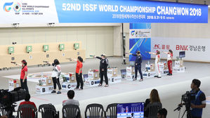 한국, 남자 주니어 권총 단체전에서 창원 세계선수권 6번째 金