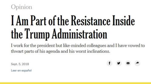 베일 속 '익명 관리'는 누굴까&hellip;'레지스탕스 기고문' 추측 빗발