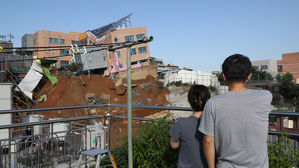 "혹시 우리 집도?" 붕괴 위기 유치원 인근 지역 불안감 고조