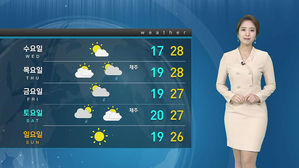[날씨] 10도 안팎 일교차 주의&hellip;제주선 밤 한때 비