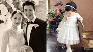 [SBS Star] Cho Yoonhee ♥ Lee Dong Gun Release a Photo of Their Daughter!