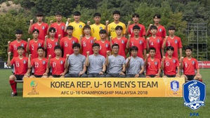 한국, 아프간 꺾고 2연승&hellip;AFC U-16 챔피언십 사실상 8강행
