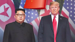 트럼프 "北 제재완화 없다&hellip;'사랑'은 비유적 표현"