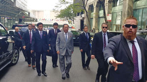 '확 달라진' 北리용호 유엔외교 마무리…美 6박7일간 특급의전