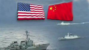 미중 군함, 남중국해서 충돌할 뻔…커지는 군사 갈등